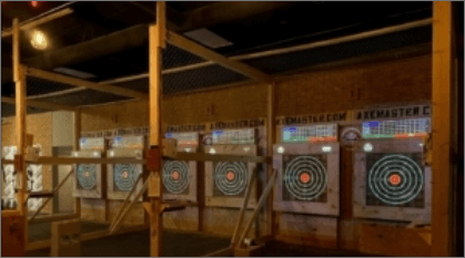 Ribbon Cutting @ Axe Throwing & SPIN ART Nation flyer