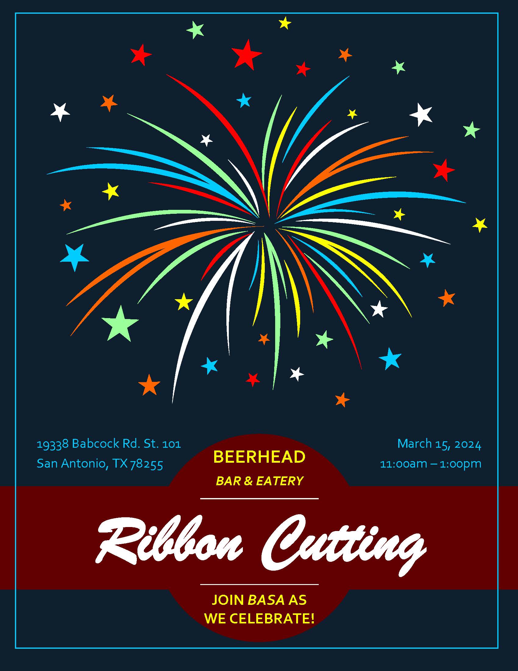 Ribbon Cutting @BeerHead flyer