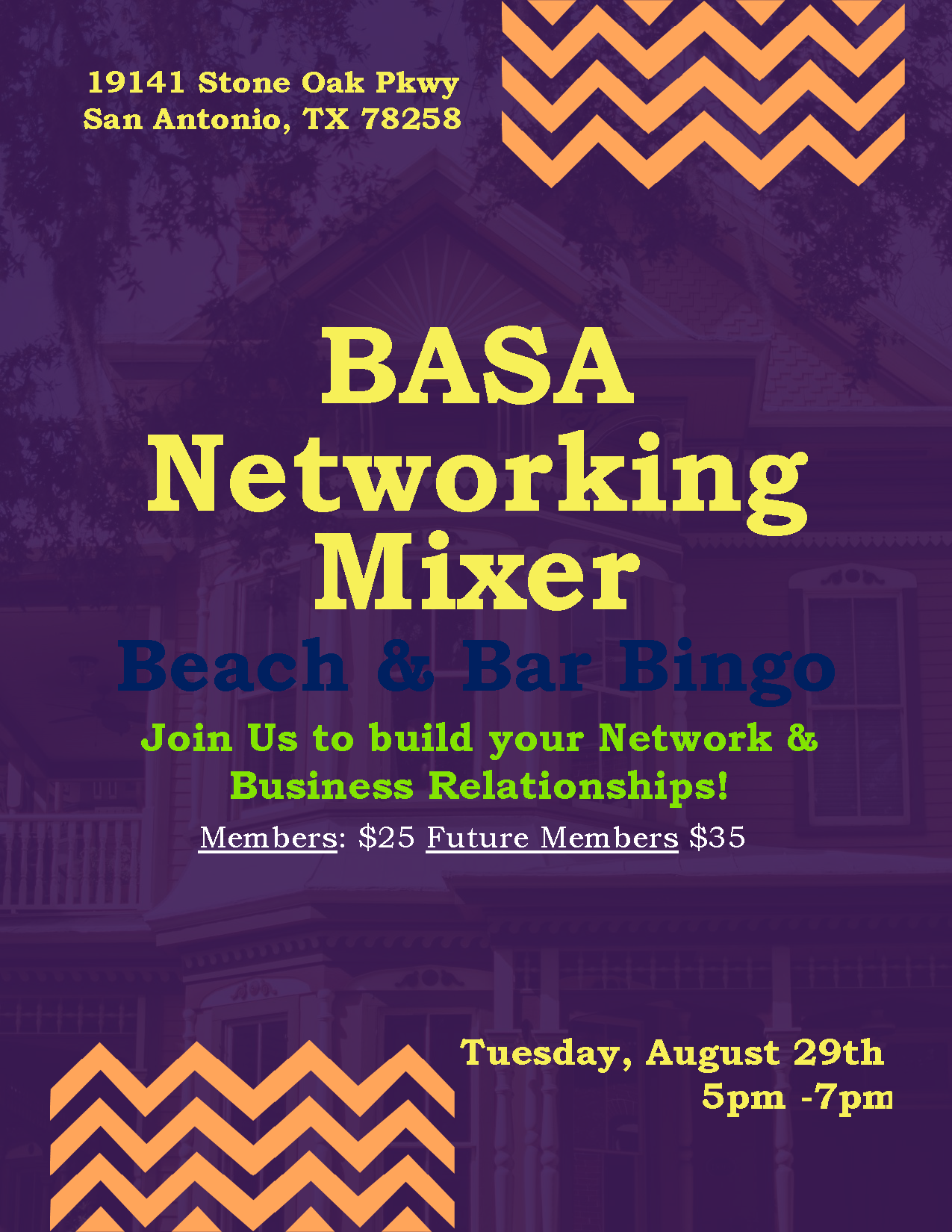 Beach and Bar Bingo @Cross-Eyed Seagull flyer