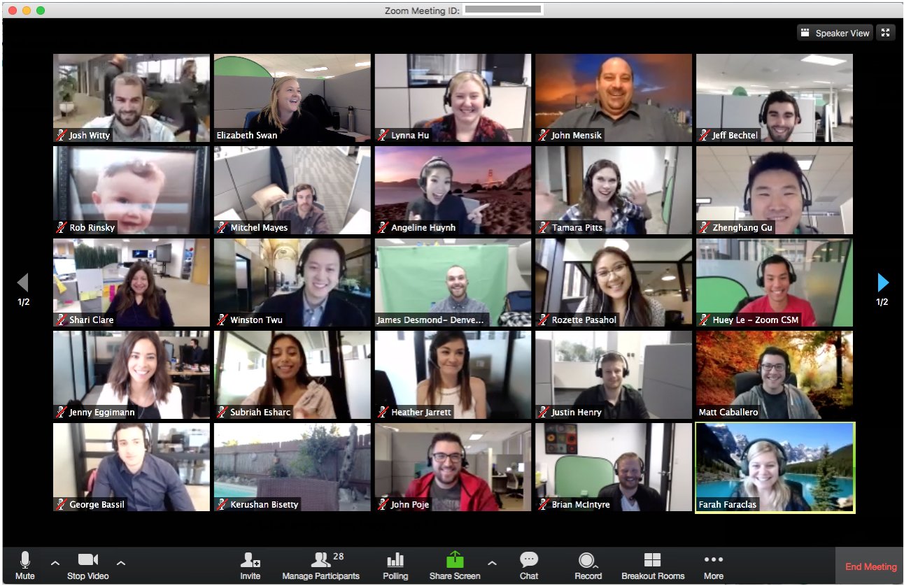 Member Catch Up via Zoom flyer