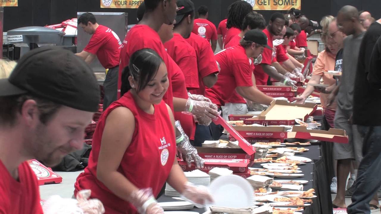 Parking Lot Pizza Party at Cici’s flyer