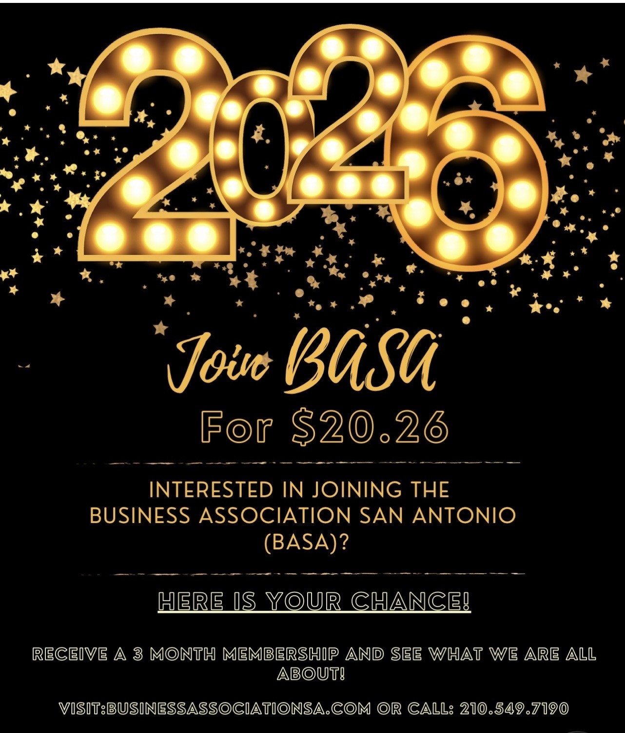 Join BASA for Just $20.26! flyer