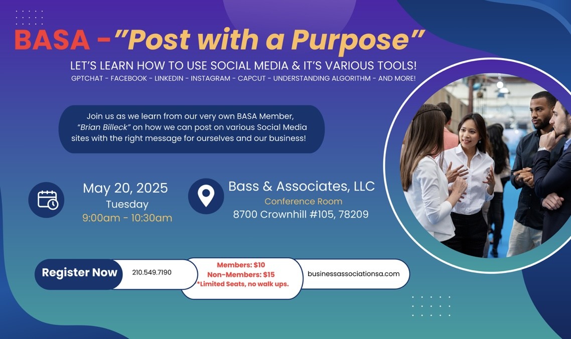 Post With A Purpose flyer