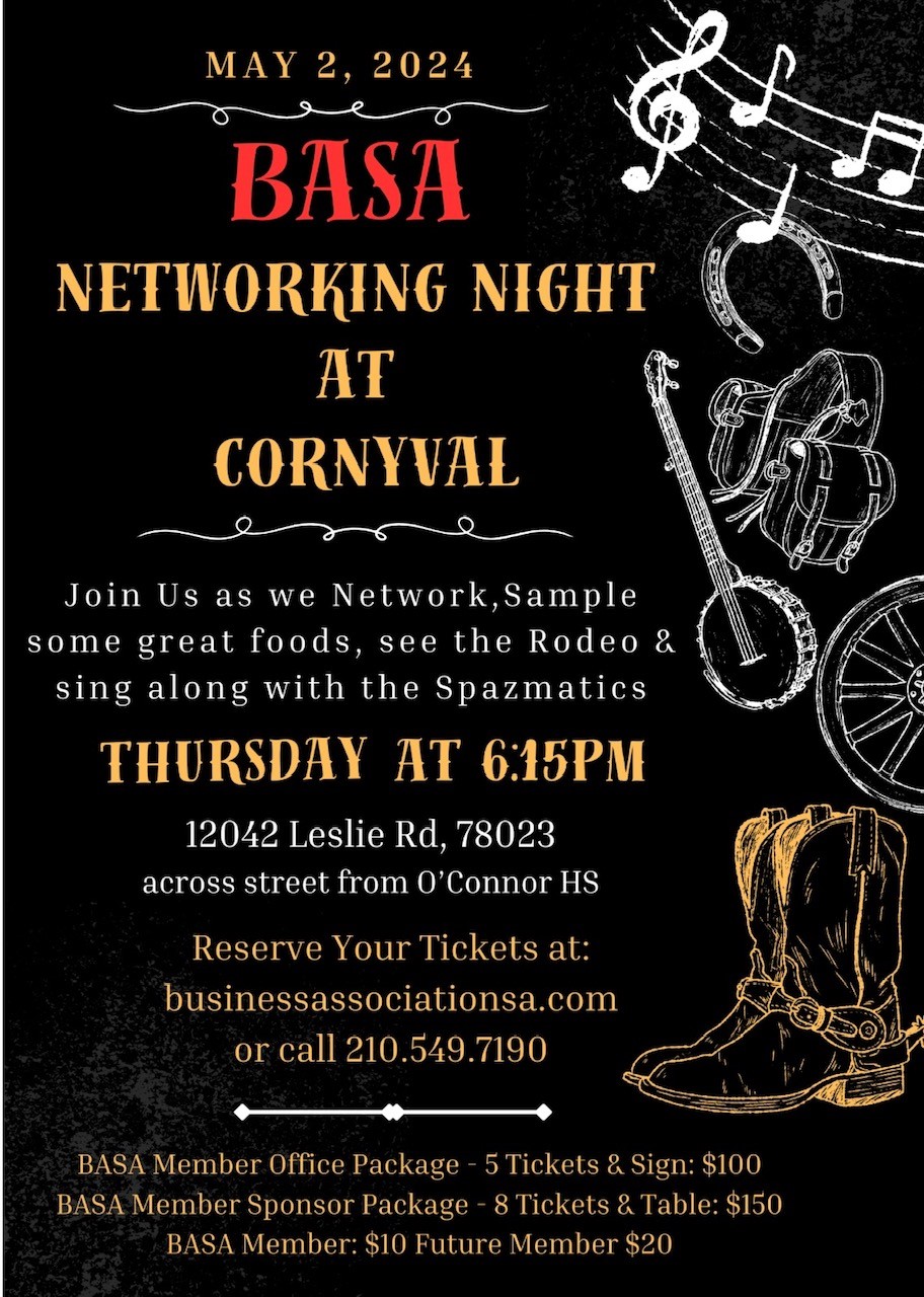Cornyval Networking Night flyer
