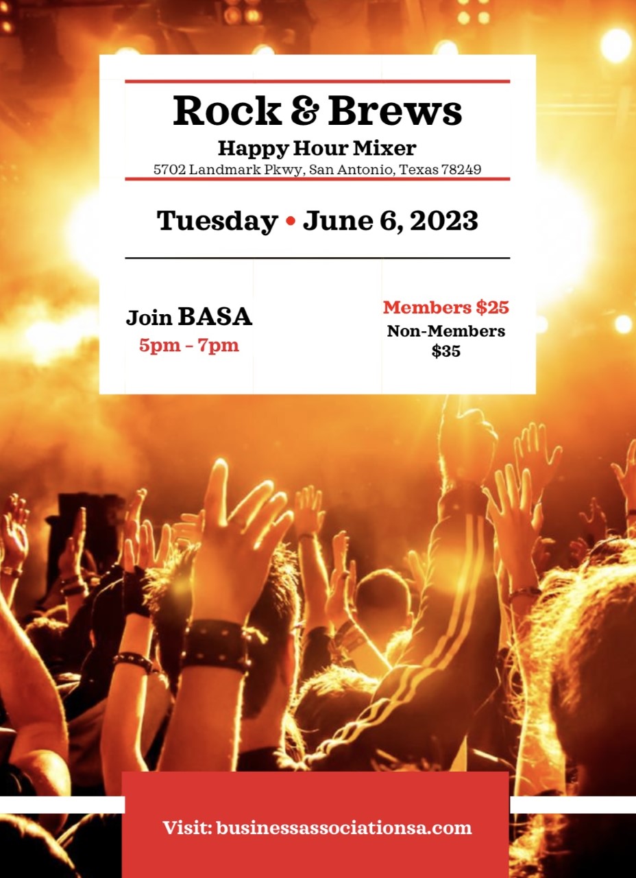 Rock & Brews Happy Hour flyer
