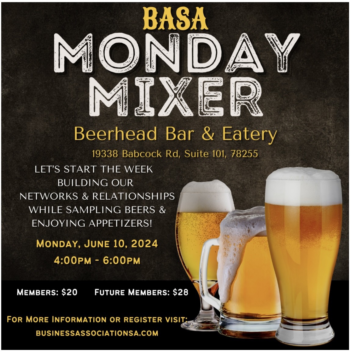 Monday Mixer @Beerhead flyer